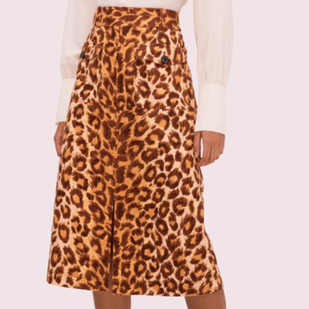 Kate Spade denim texture skirt